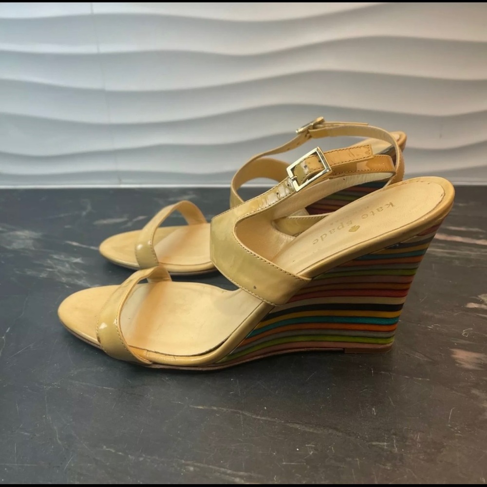 Kate Spade Multi Color Wedge Heel